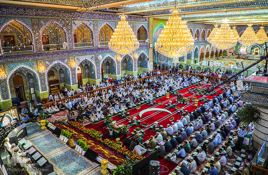Mes de Ramadán: recitación colectiva del Sagrado Corán en Karbala