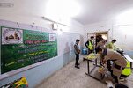İmam Əli (ə) ziyarətgahının İraq məktəblərinə dəstəyi davam edir