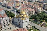 Sechsstöckige Moschee in der türkischen Hauptstadt fertiggebaut und fertig zur Eröffnung