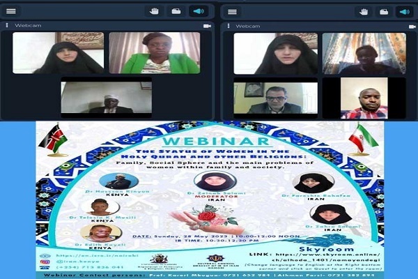 Nairobi Webinar Discusses Status of Women from Quran, Religions’ Viewpoints