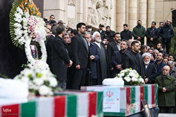 Funeral Procession Held in Tehran for Two Martyred Judges