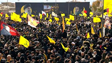 Photos: Hundreds of Thousands Attend Nasrallah Funeral in Lebanon  