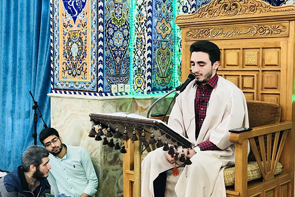تلاوت «سیدمصطفی حسینی» در جلسه مسجد جامع المهدی