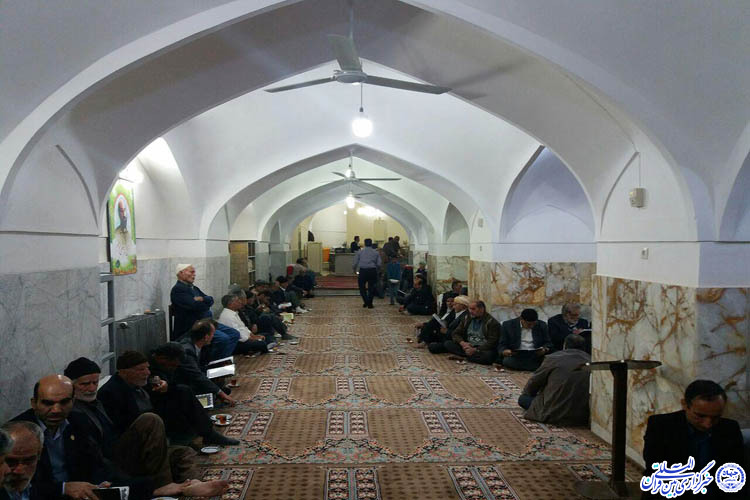 مراسم بزرگداشت شهیدگمنام در مسجد جامع بفروییه+ عکس
