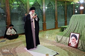 حضور رهبر انقلاب در مرقد امام(ره) و گلزار شهدای بهشت زهرا