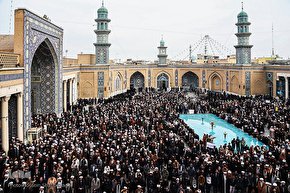 تجمع حوزویان قم به مناسبت شهادت سردار قاسم سلیمانی