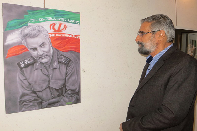 سروده شاعر یزدی در رثای حاج قاسم سلیمانی