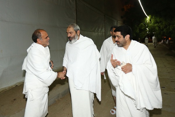 حضور سرپرست حجاج ایرانی در سرزمین عرفات