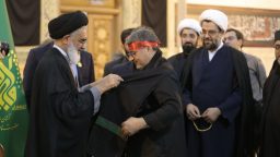 بدرقه خادمان موکب آستان مقدس حضرت معصومه(س)