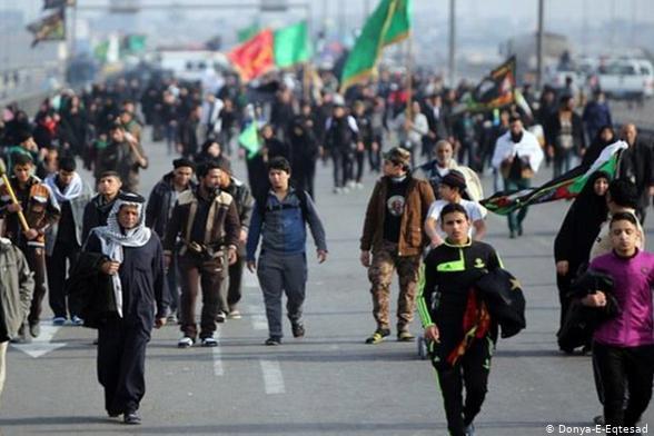 موکب انصارالمهدی(عج) پذیرای دانش‌آموزان در کربلا