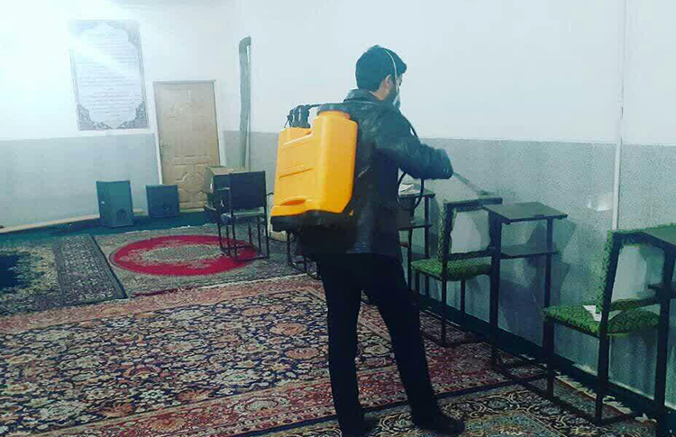 نقش آفرینی دانشجویان بسیجی استان یزد در بحران کرونا