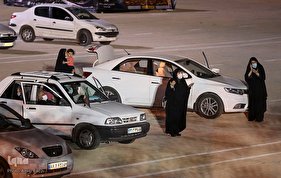 شبهای محرم در هیئت خودرویی شیراز