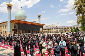 عزاداری ظهر تاسوعا در حرم شاهچراغ(ع)