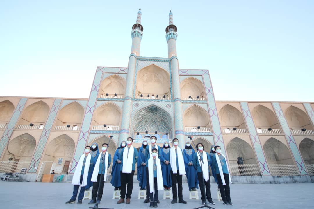 اجرای سرودهای خیابانی ویژه نوروز در یزد