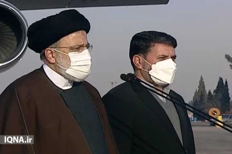 رئیس جمهور در فرودگاه یزد