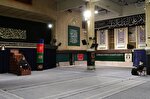 اولین شب مراسم عزاداری امام حسین(ع) با حضور رهبر معظم انقلاب برگزار شد