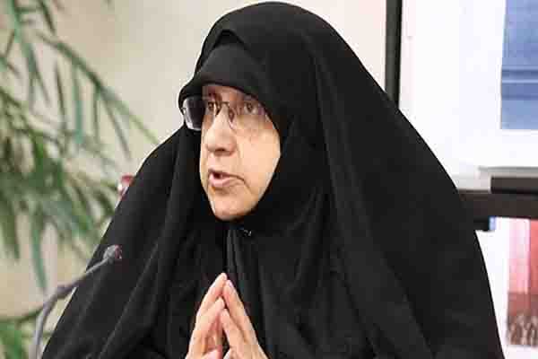 مریم مجتهدزاده لاریجانی، رئیس سازمان نشر آثار و حفظ مشارکت زنان در دفاع‌مقدس