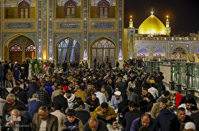 سفره ضیافت در بارگاه امیرمؤمنان(ع)