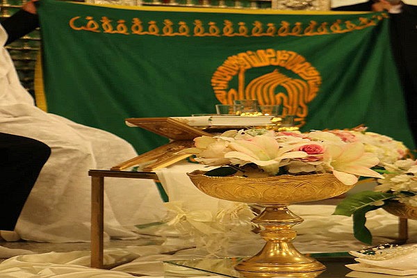 پیوند آسمانی زیر سایه پرچم رضوی