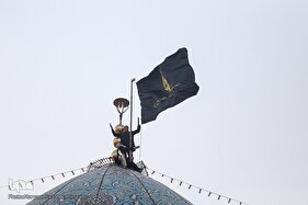 سیاه‌پوشان حرم مطهر حضرت شاهچراغ(ع)