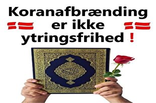 تظاهرات بزرگ مسلمانان دانمارک در محکومیت قرآن‌سوزی