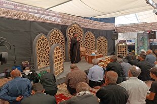 دعوت زائران حسینی به تلاوت سوره مبارکه فجر در خیمه قرآنی اربعین + فیلم