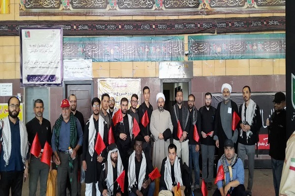 کاروان چندملیتی قرآنی راهی عتبات شد + عکس