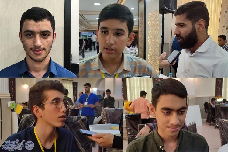 دانش‌آموزان متسابق در کنگره سمپاد