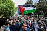 راهپیمایی مردم مشهد در حمایت از رزمندگان فلسطینی