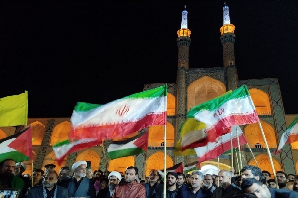 تجمع یزدی‌ها در محکومیت جنایت‌های رژیم صهیونیستی