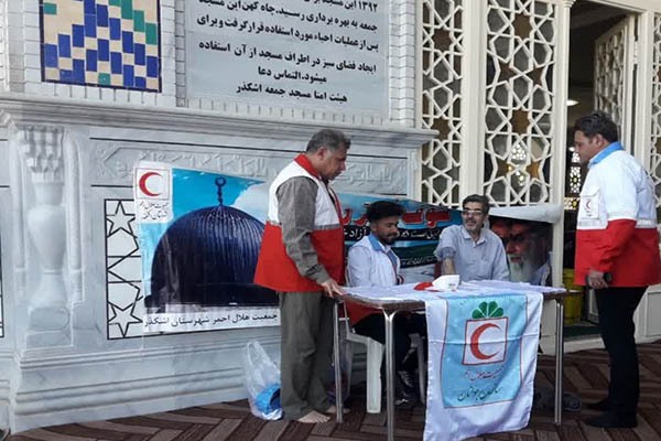 ارائه خدمات امدادی در راهپیمایی روز قدس