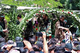 تشییع و تدفین شهید آیت‌الله آل هاشم در تبریز‎