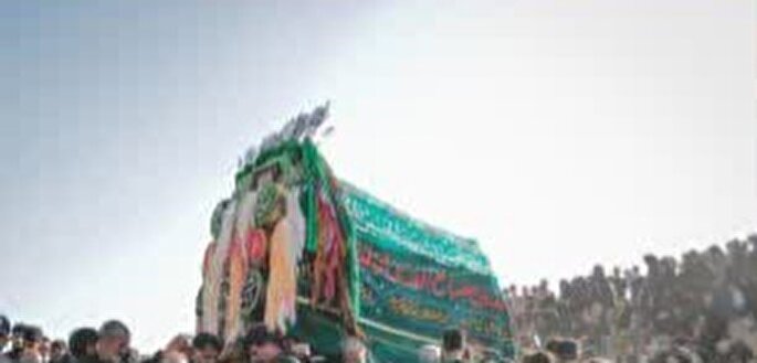 آیین نخل‌گردانی در مهدیشهر سمنان