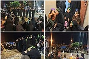 نمايش «بچه‌های کربلا» در الیگودرز اجرا شد