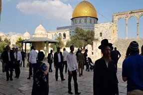 یورش صدها شهرک‌نشین صهیونیست به مسجدالاقصی