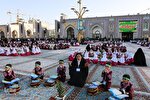 عکس | جشن نوگلان در حرم امام رضا(ع)