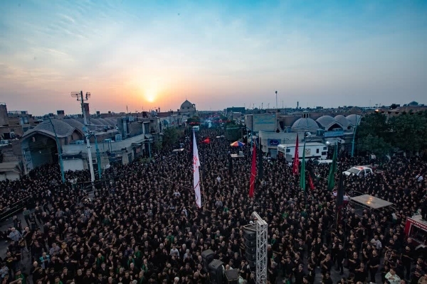 تجمع بزرگ عاشورائیان در یزد برگزار شد