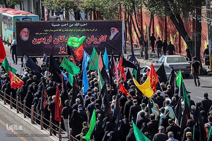 برگزاری پیاده‌روی جاماندگان اربعین در تبریز