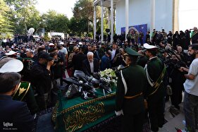 بدرقه استاد فرشچیان تا خانه ابدی