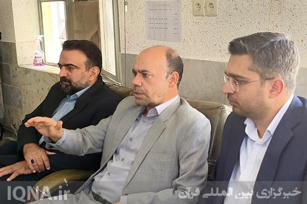 بازدید بخشدار مرکزی و معاونان فرماندار یزد از مدرسه شحنه