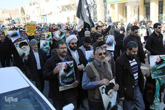 راهپیمایی مردم یزد در پی شهادت سردار شهید قاسم سلیمانی