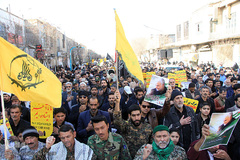 راهپیمایی مردم یزد در پی شهادت سردار شهید قاسم سلیمانی