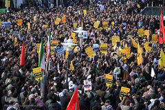 راهپیمایی مردم یزد در پی شهادت سردار شهید قاسم سلیمانی