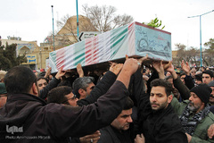 تشییع پیکر شهدای گمنام دفاع مقدس در یزد