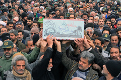 تشییع پیکر شهدای گمنام دفاع مقدس در یزد