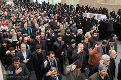 تشییع پیکر شهدای گمنام دفاع مقدس در یزد