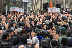 تشییع پیکر شهدای گمنام دفاع مقدس در یزد