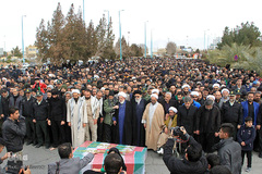 تشییع پیکر شهدای گمنام دفاع مقدس در یزد