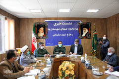 نشست خبری یادواره شهدای یزد و طرح شهید سلیمانی در شهرستان یزد‎