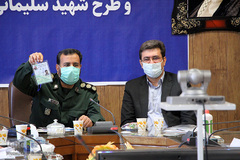 نشست خبری یادواره شهدای یزد و طرح شهید سلیمانی در شهرستان یزد‎